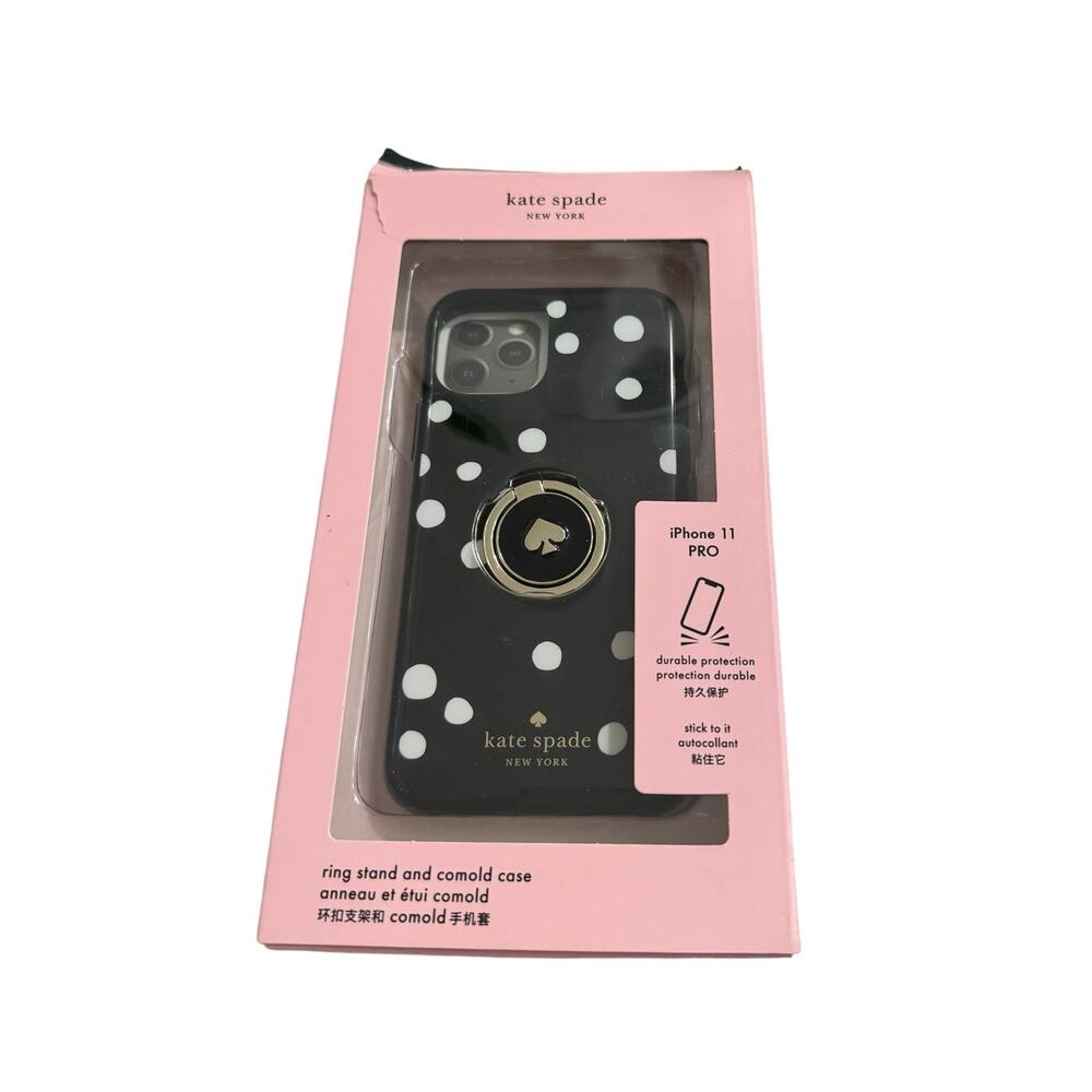 Kate Spade Black and white Polka Dots iPhone 11 Pro Case (Damaged Box)